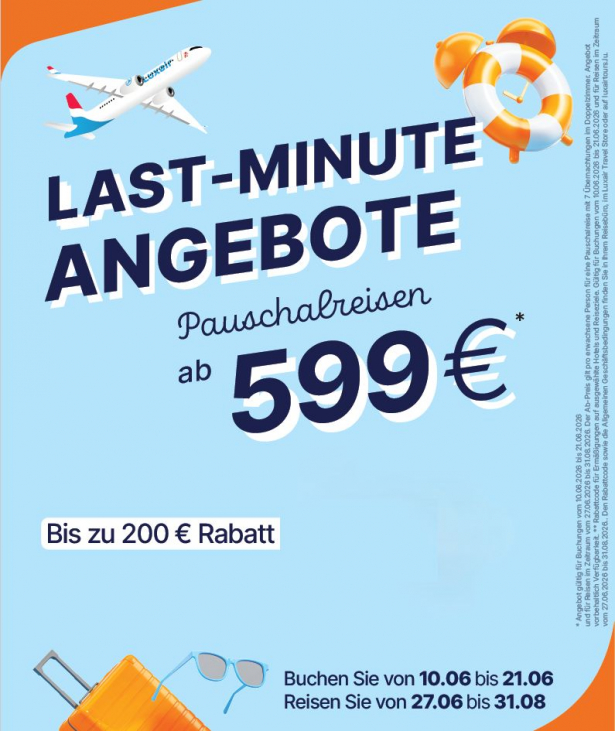 Last-Minute-Sommeraktion